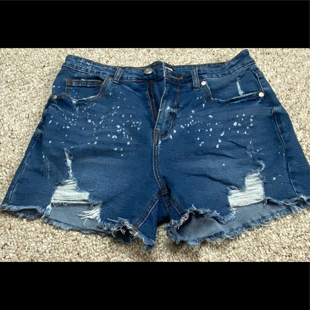 Denim shorts